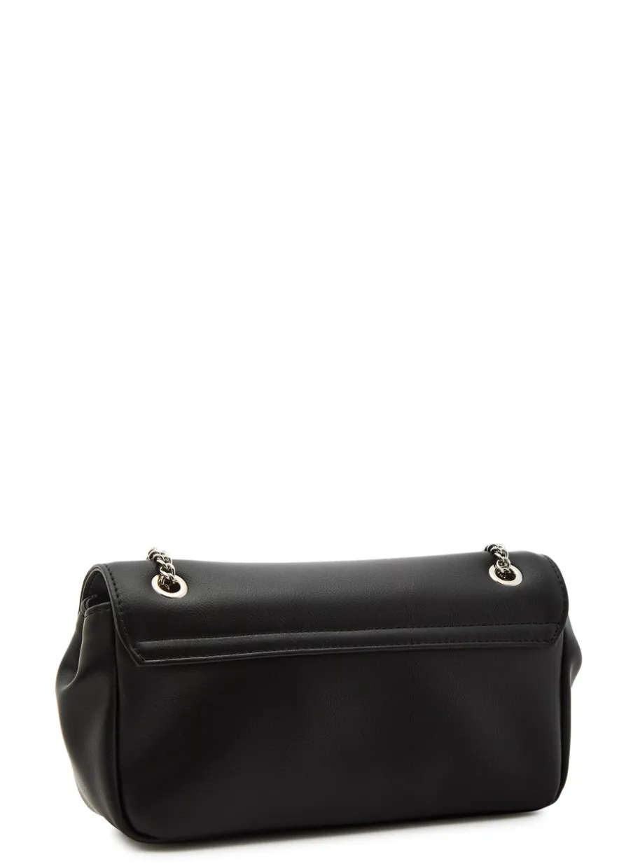 Orb faux leather cross-body bag