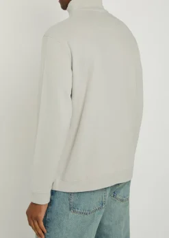 Orion 1/4 zip cotton-blend sweatshirt