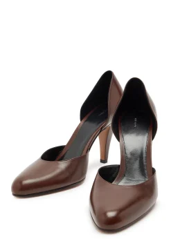 Ornella D'Orsay 95 leather pumps