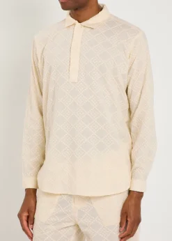 Ornos embroidered cotton polo shirt
