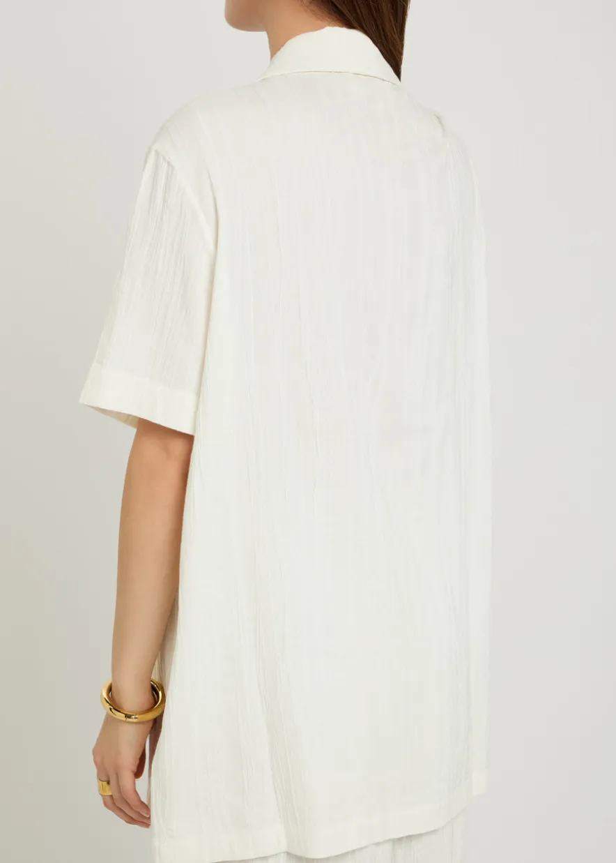 Otto textured woven shirt