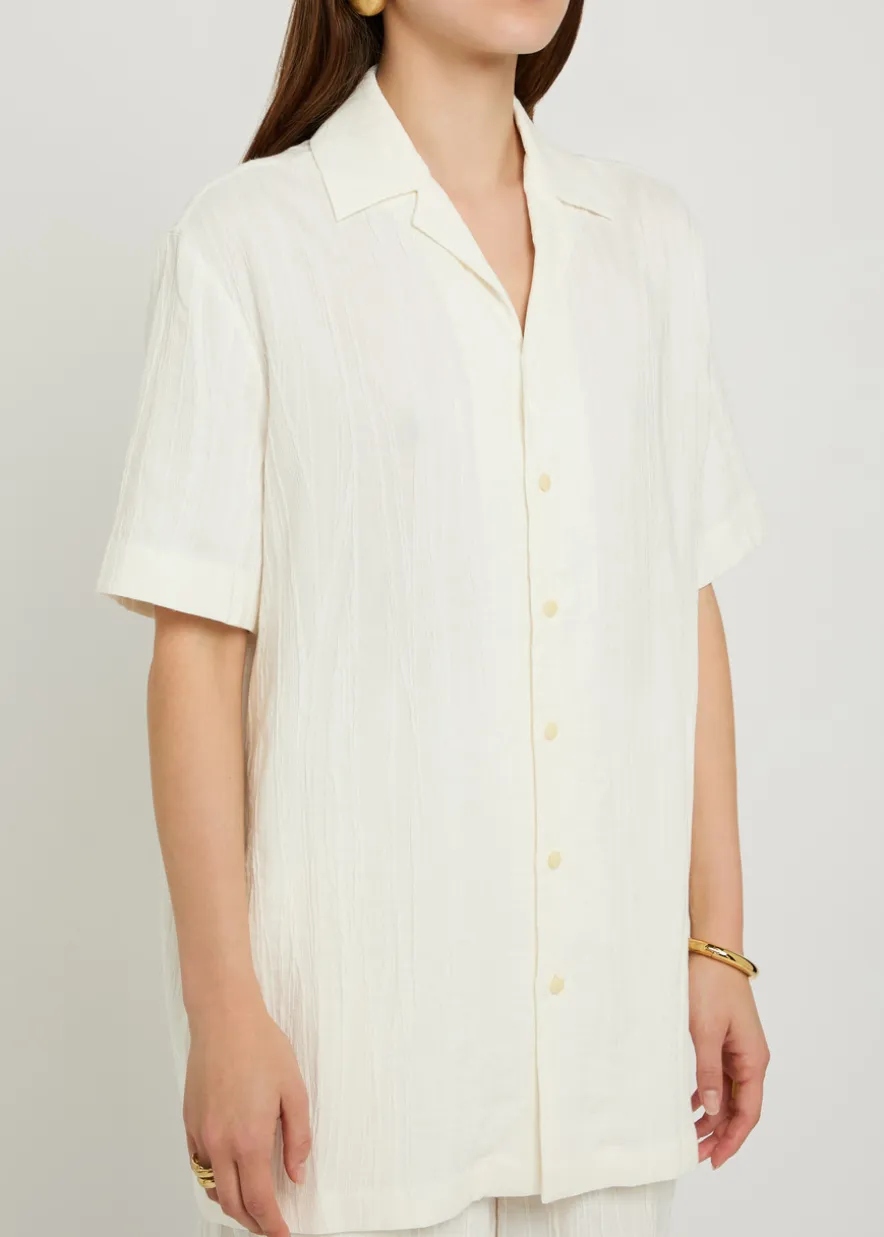 Otto textured woven shirt