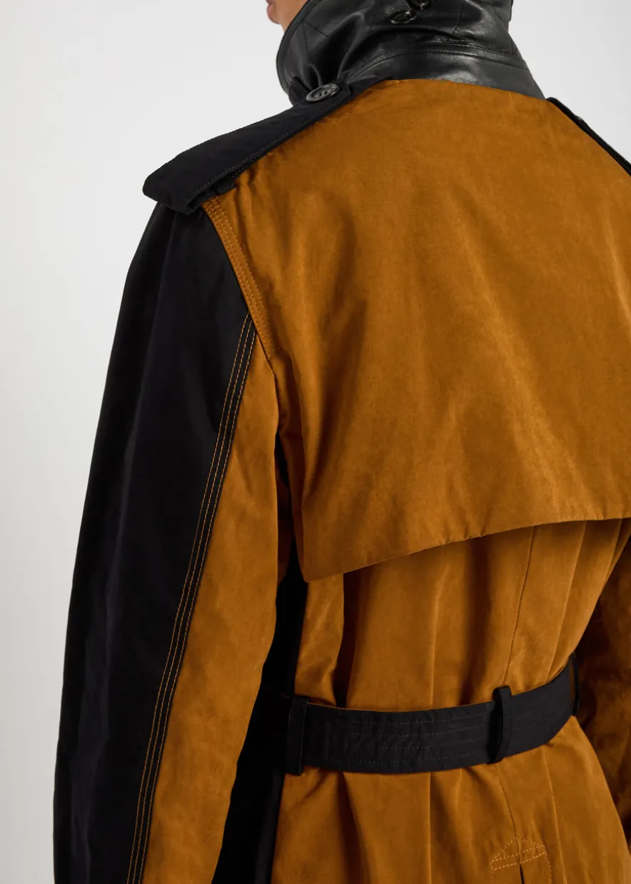 Owen cotton-blend trench coat