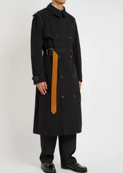 Owen cotton-blend trench coat