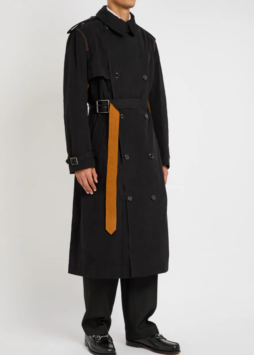 Owen cotton-blend trench coat