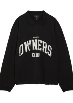Owners printed cotton rugby top