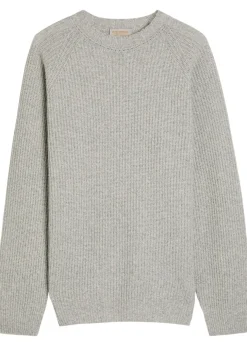 Oxnard cashmere and wool-blend jumper