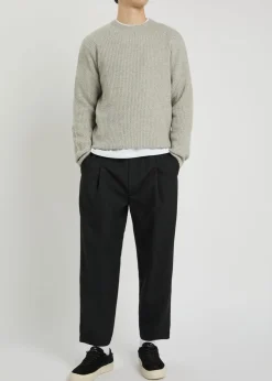 Oxnard cashmere and wool-blend jumper