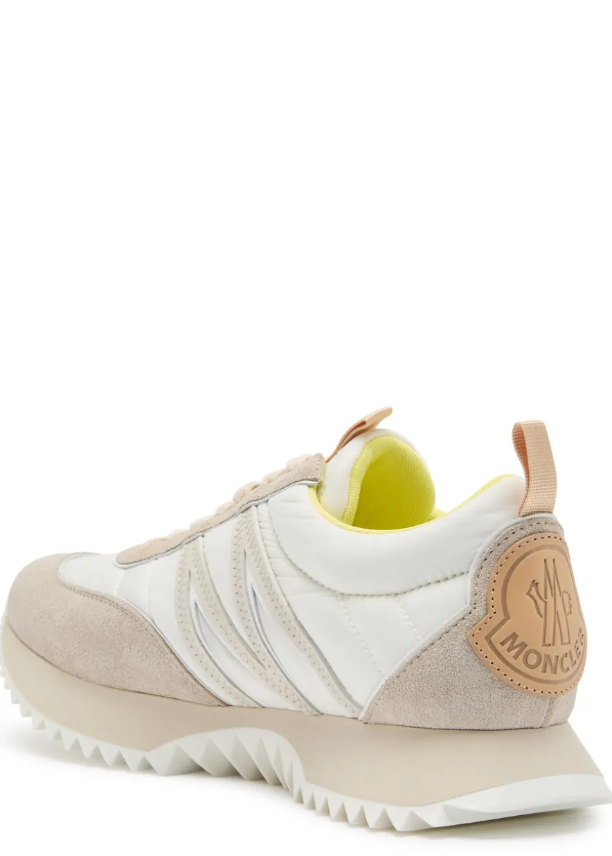 Pacey panelled suede sneakers
