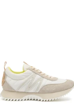 Pacey panelled suede sneakers