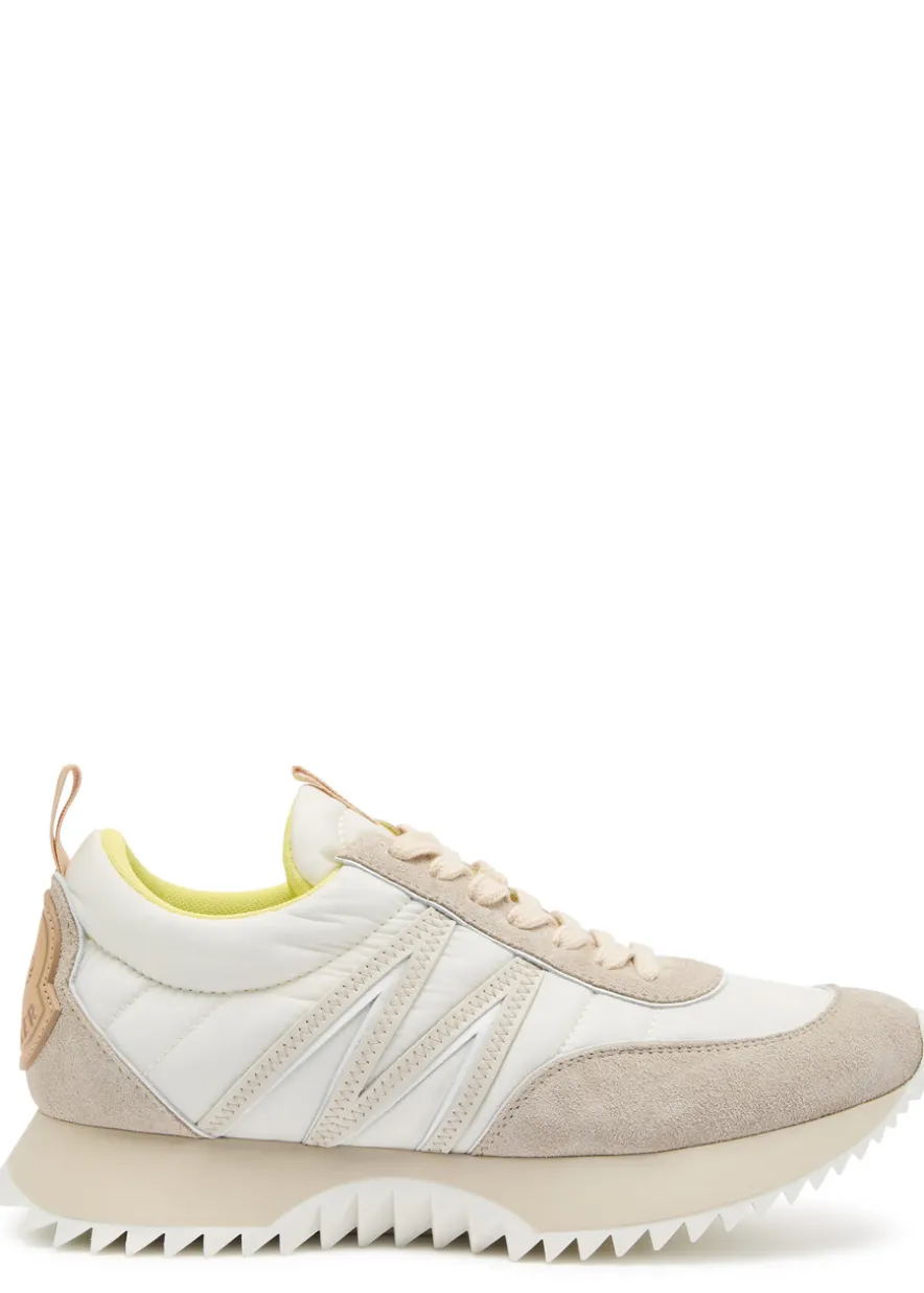 Pacey panelled suede sneakers