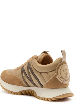 Pacey panelled suede sneakers