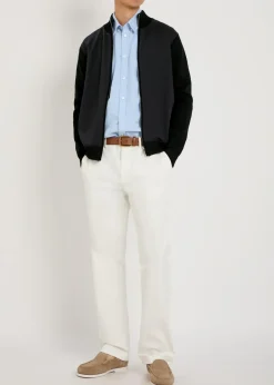 Paco Hybrid panelled knit jacket
