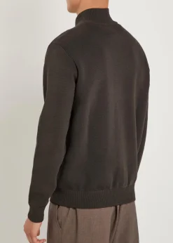 Paco Hybrid panelled knit jacket