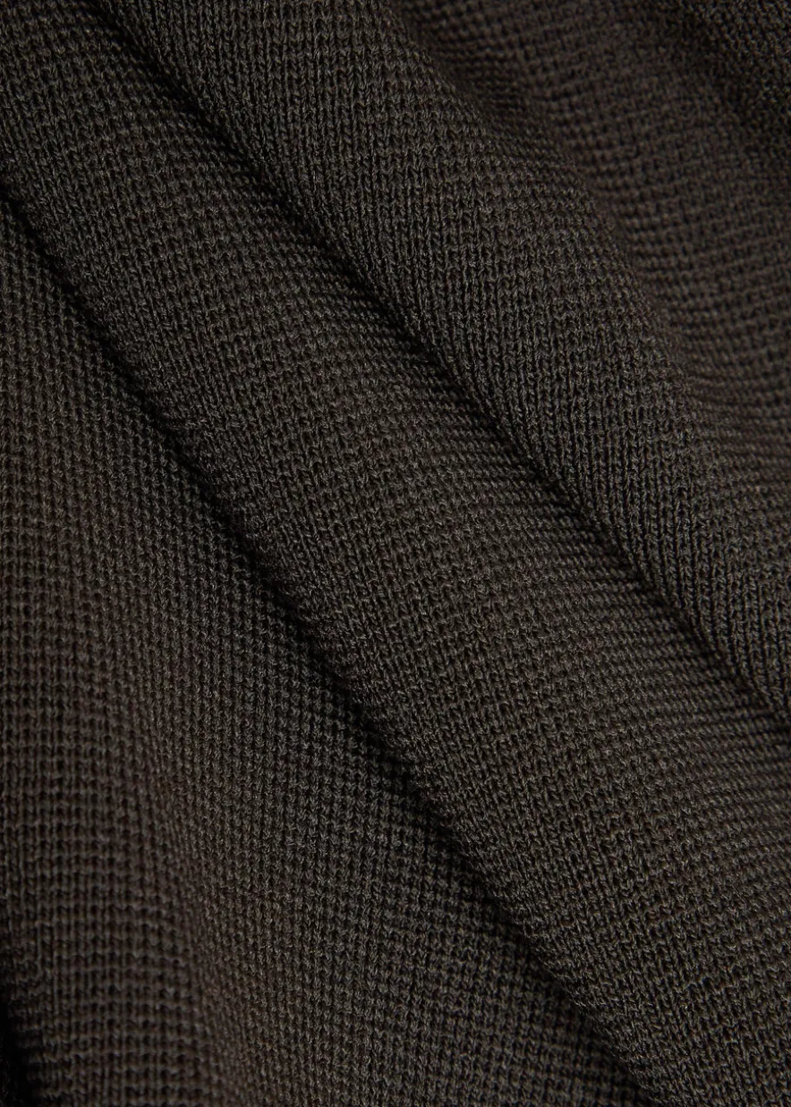 Paco Hybrid panelled knit jacket
