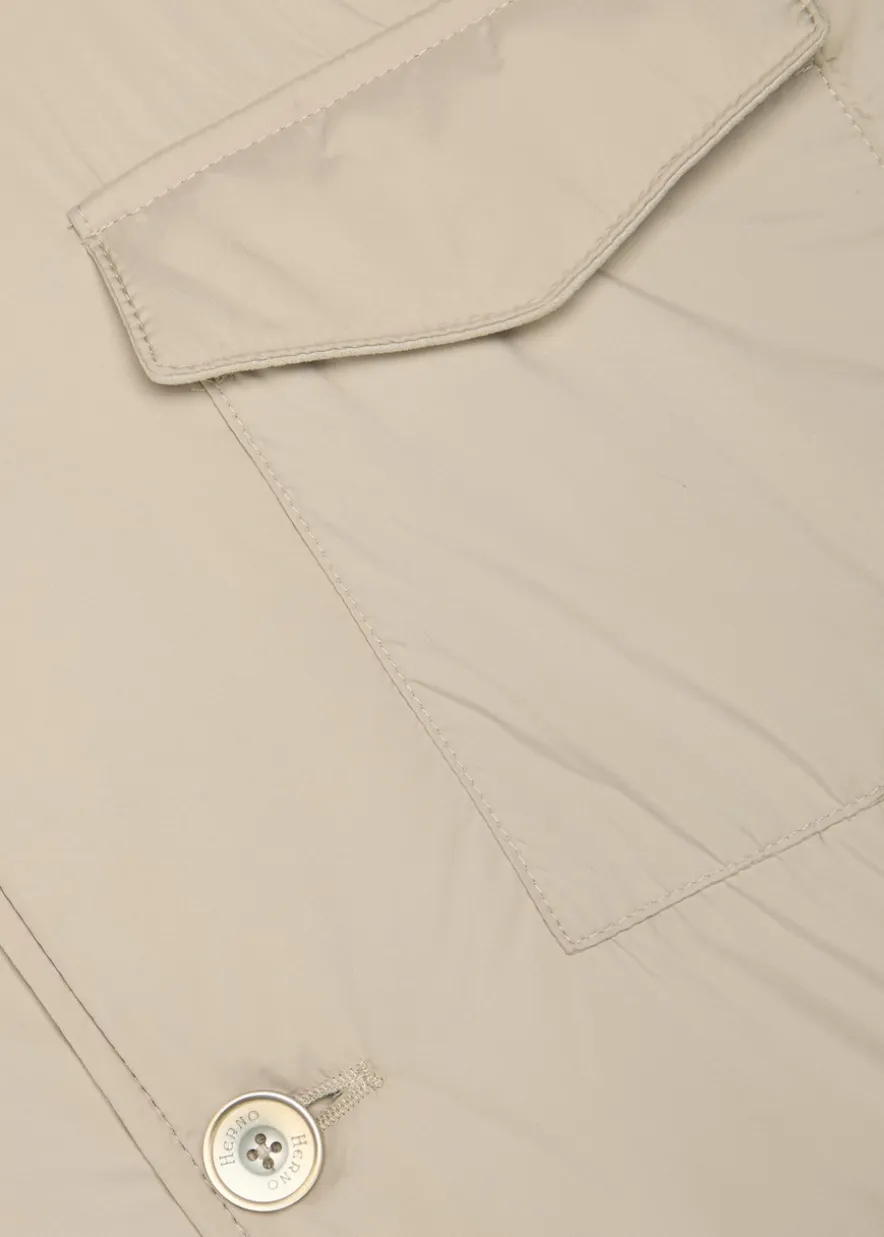 Padded shell overshirt
