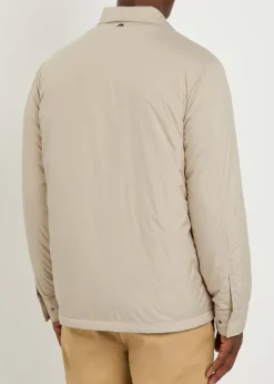 Padded shell overshirt