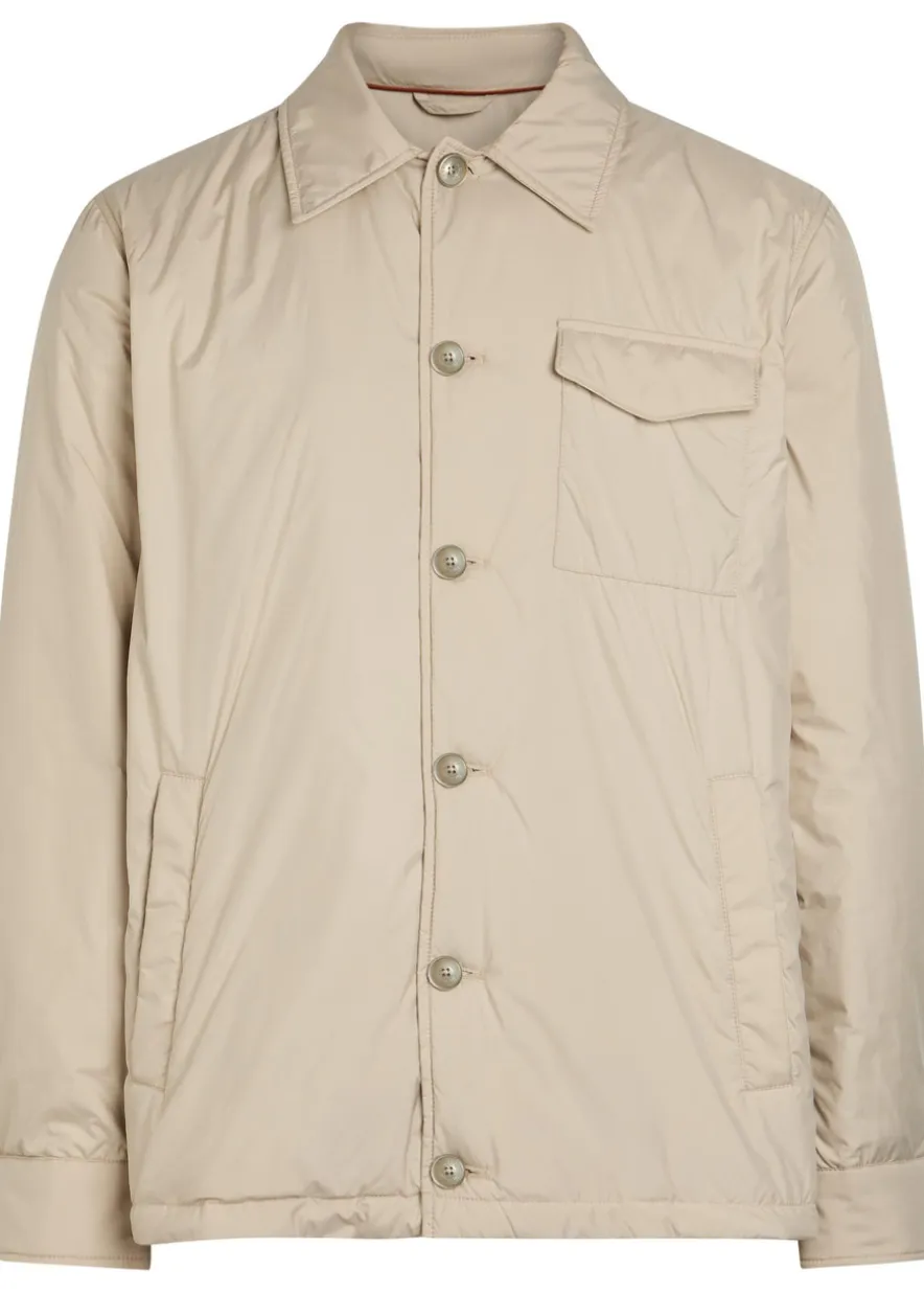 Padded shell overshirt