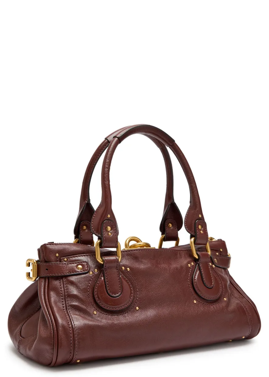 Paddington grained leather shoulder bag