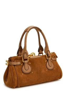 Paddington suede shoulder bag