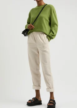 Padow cropped corduroy trousers