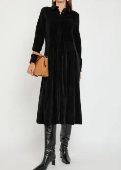 Paese corduroy midi shirt dress