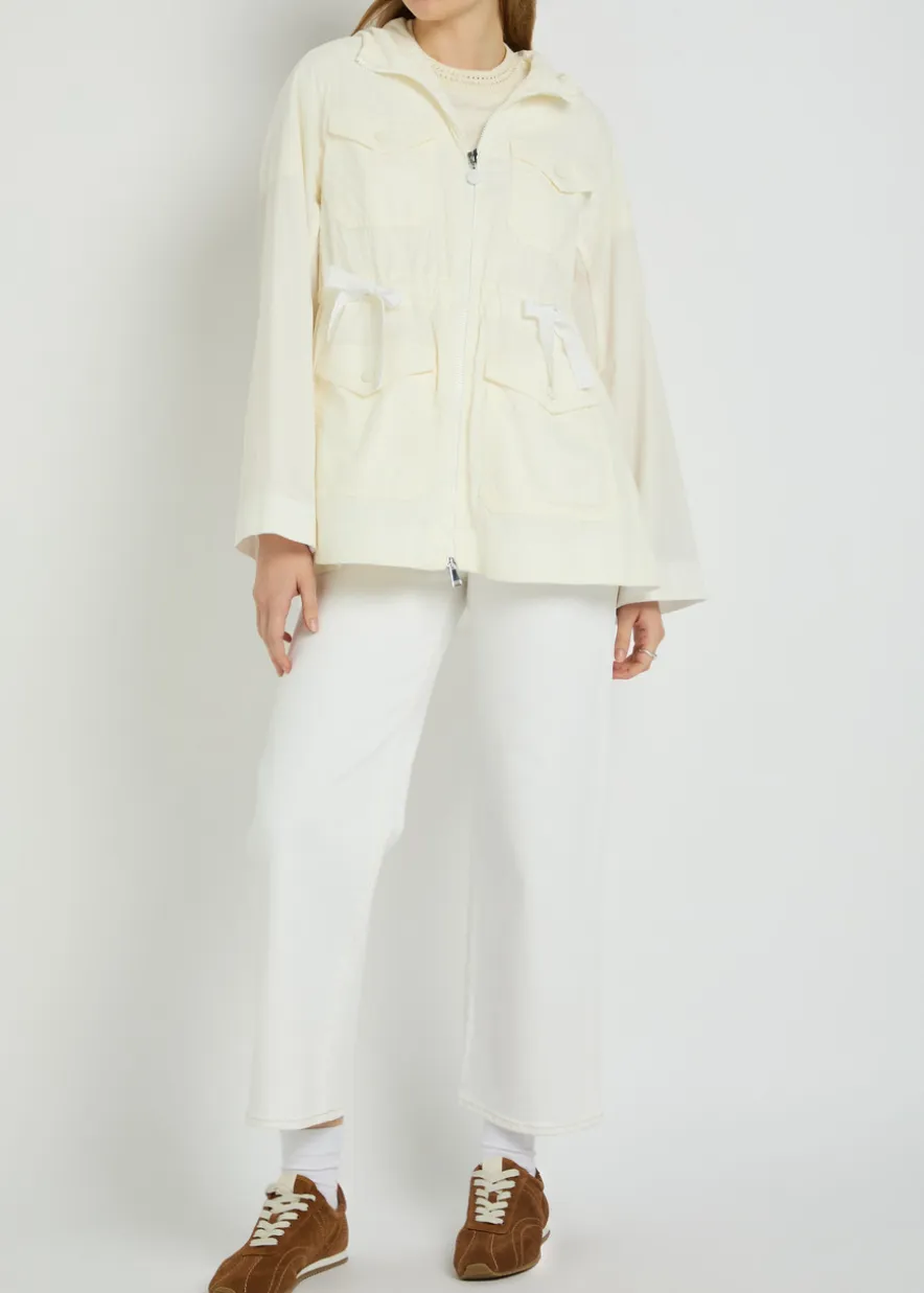 Paletuvier hooded nylon jacket