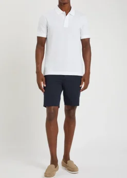Pallas logo-embroidered piqué cotton polo shirt