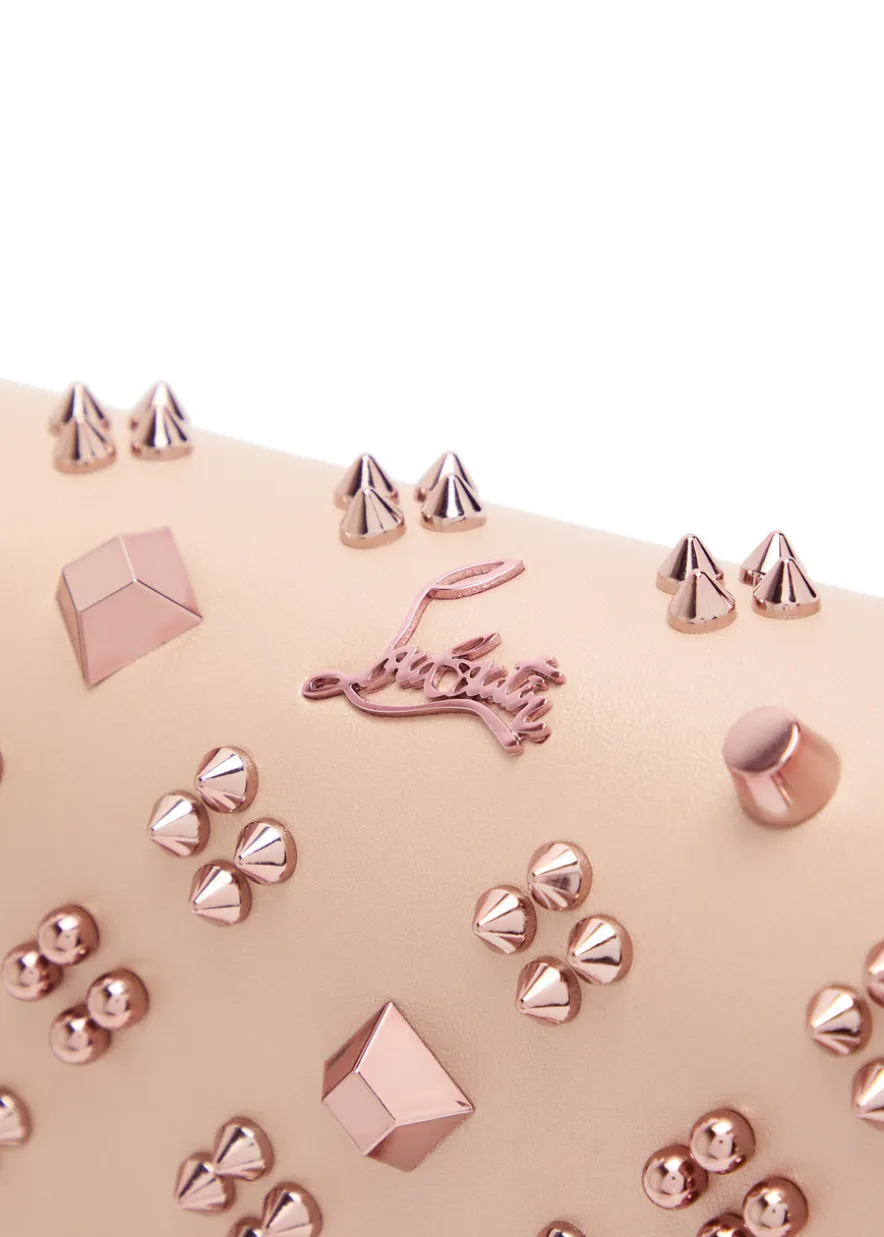 Paloma embellished leather clutch