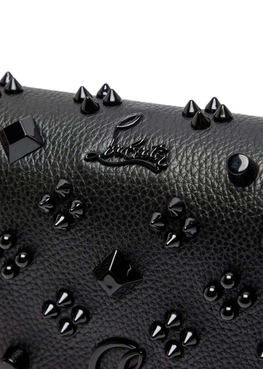 Paloma embellished leather clutch