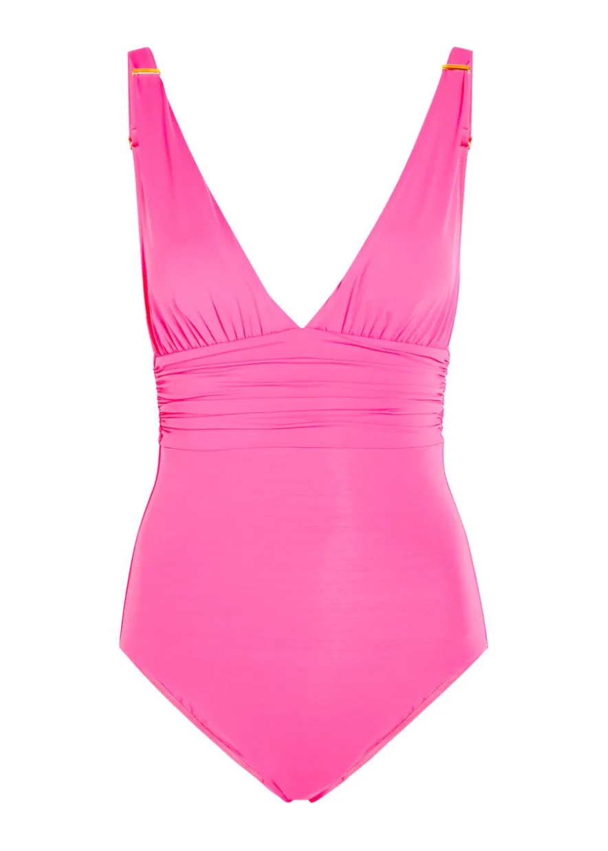 Panarea plunge V-neck swimsuit