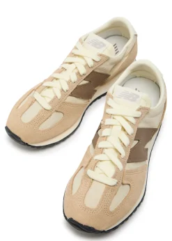 471 panelled brushed suede sneakers