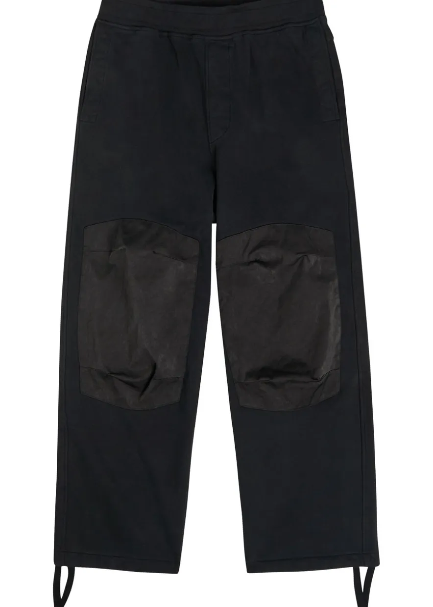Panelled cotton sweatpants