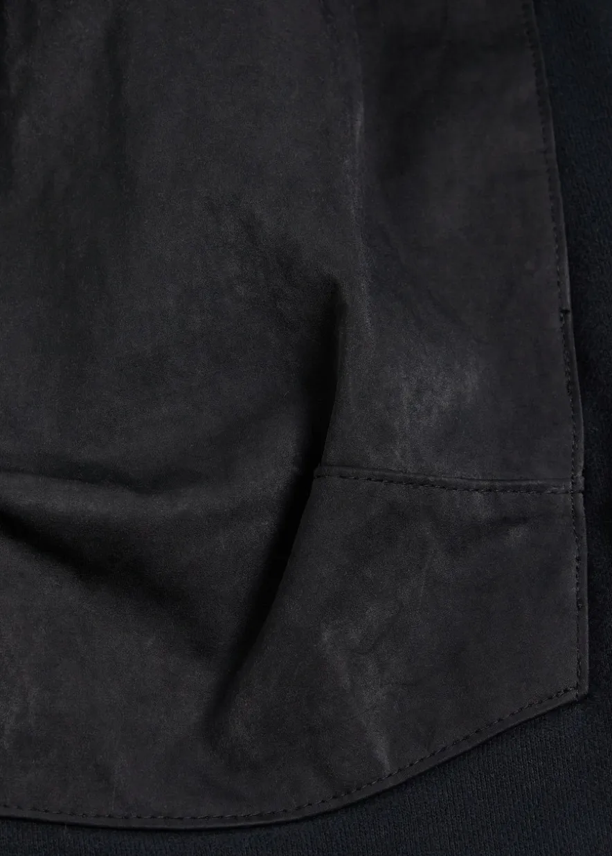 Panelled cotton sweatpants