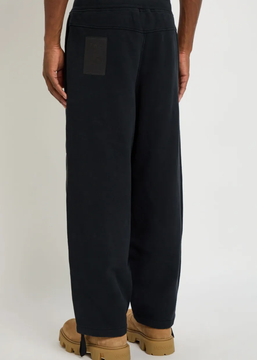 Panelled cotton sweatpants