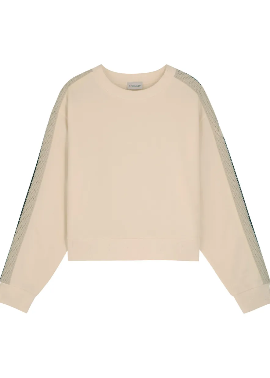 Panelled cotton sweatshirt