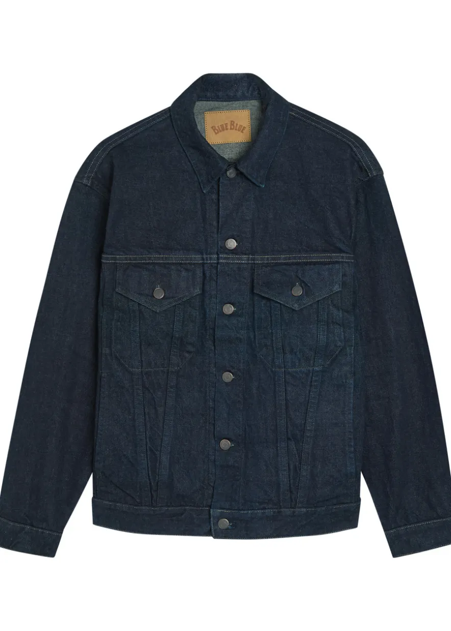 Panelled denim jacket