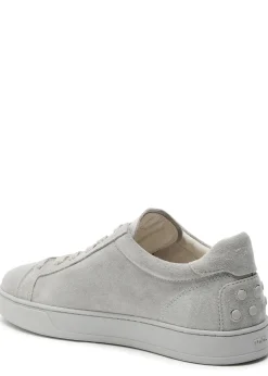 Panelled suede sneakers