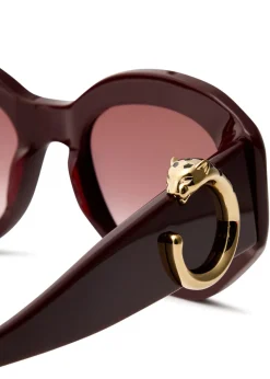 Panthère de Cartier oversized sunglasses
