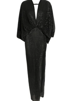 Paradiso sequin-embellished stretch-mesh gown