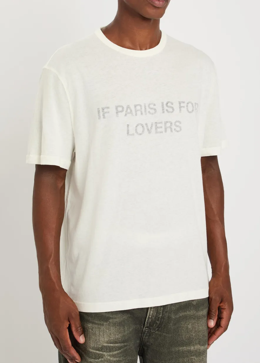Paris Texas printed cotton T-shirt