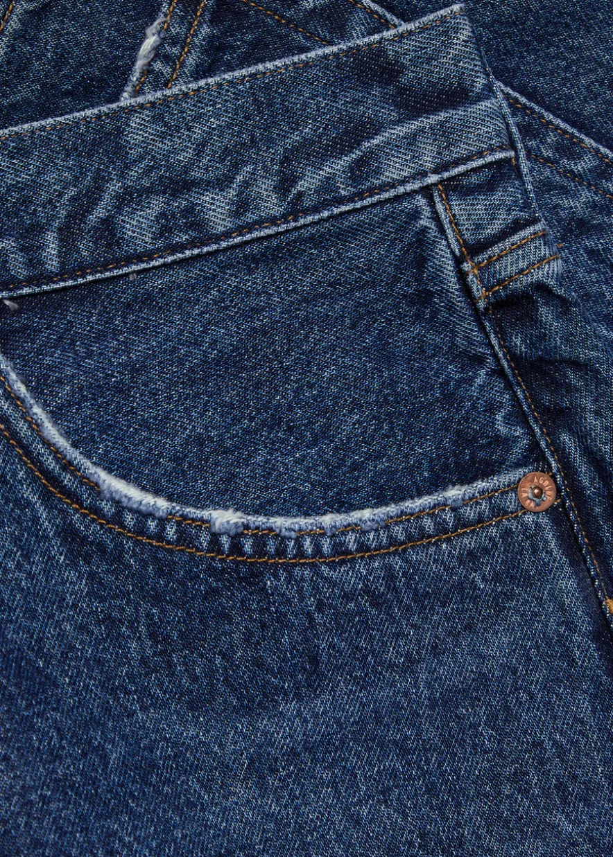 Parker distressed denim shorts