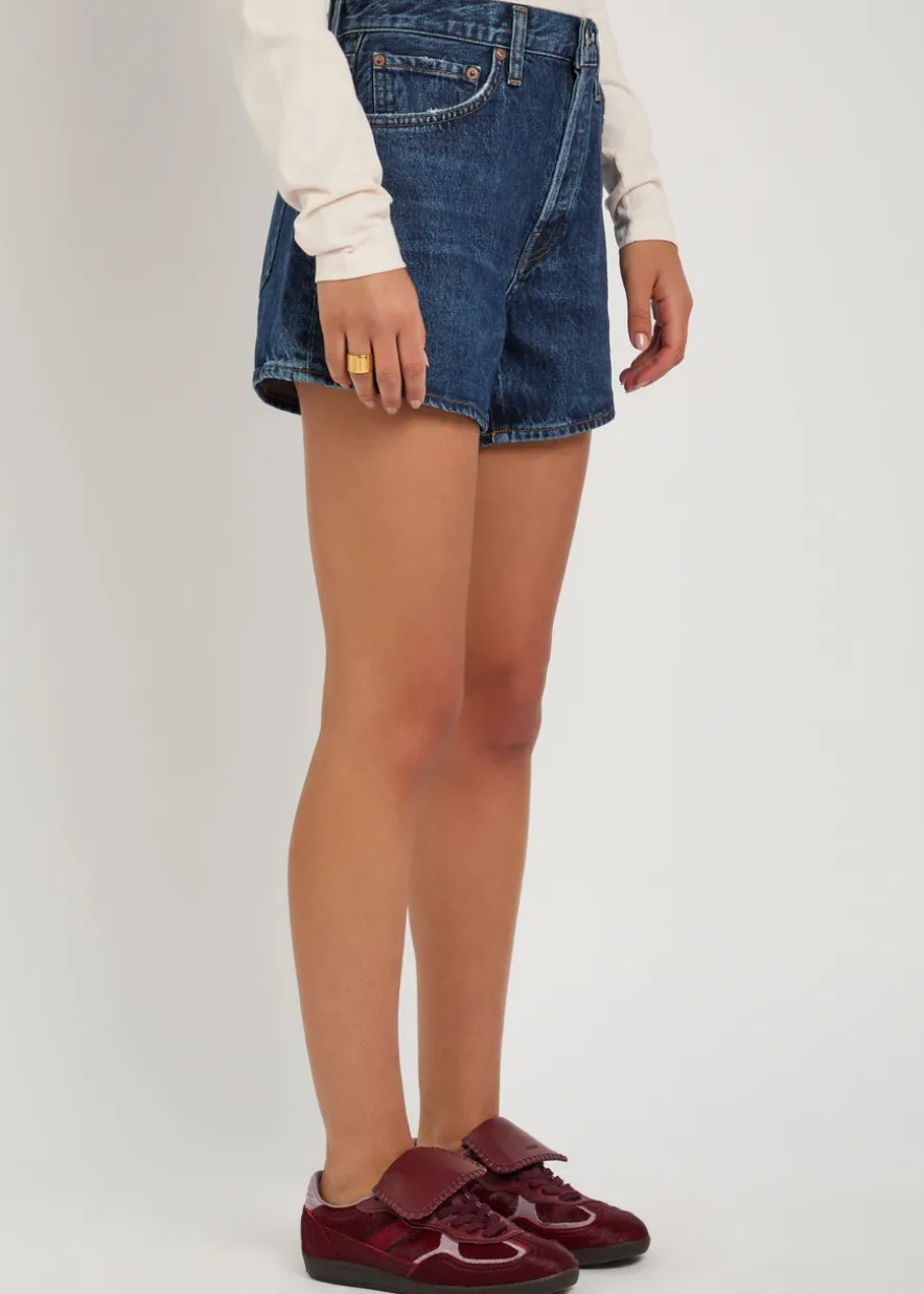 Parker distressed denim shorts