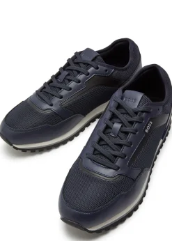 Parkour panelled mesh sneakers