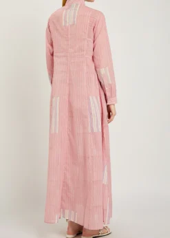 Parvati striped cotton maxi dress