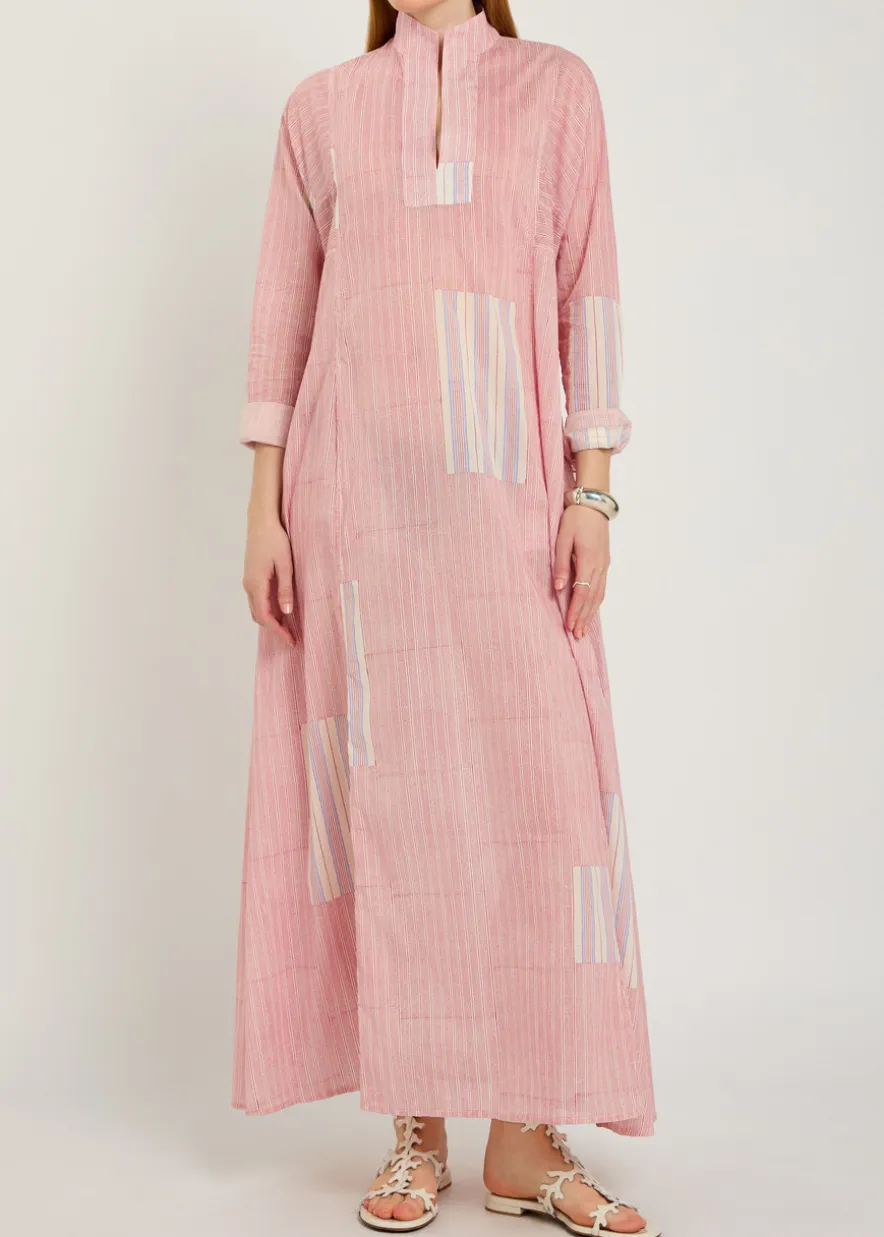 Parvati striped cotton maxi dress