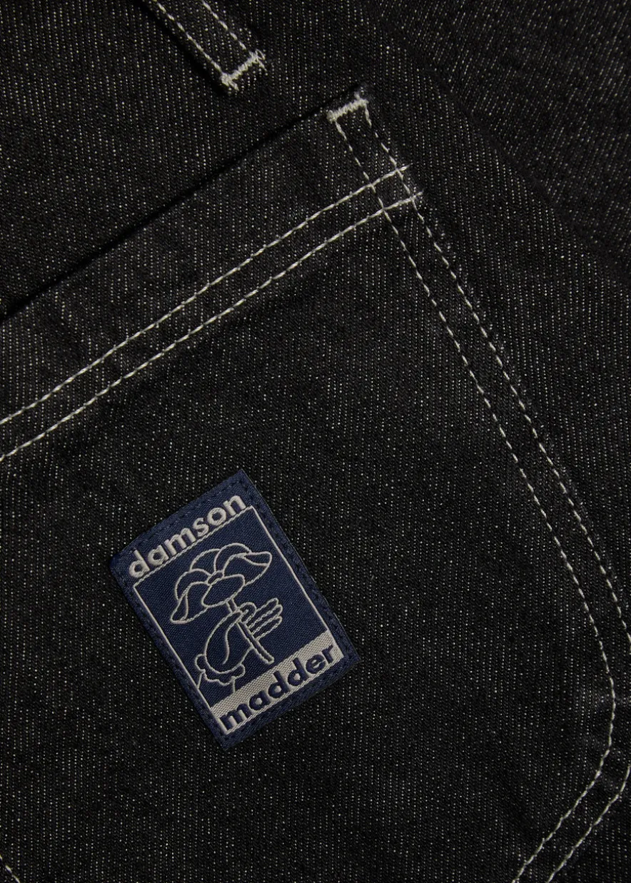 Pascal turn-up wide-leg jeans