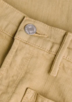 Patch Pocket Brooke wide-leg stretch-denim jeans