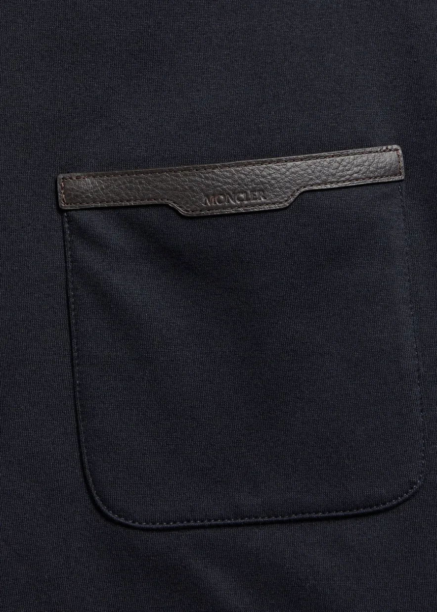 Patch pocket cotton-blend sweatshirt