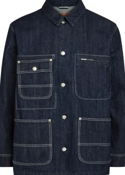 Patch pocket denim jacket